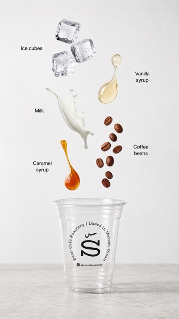 Ingredient breakdown shot