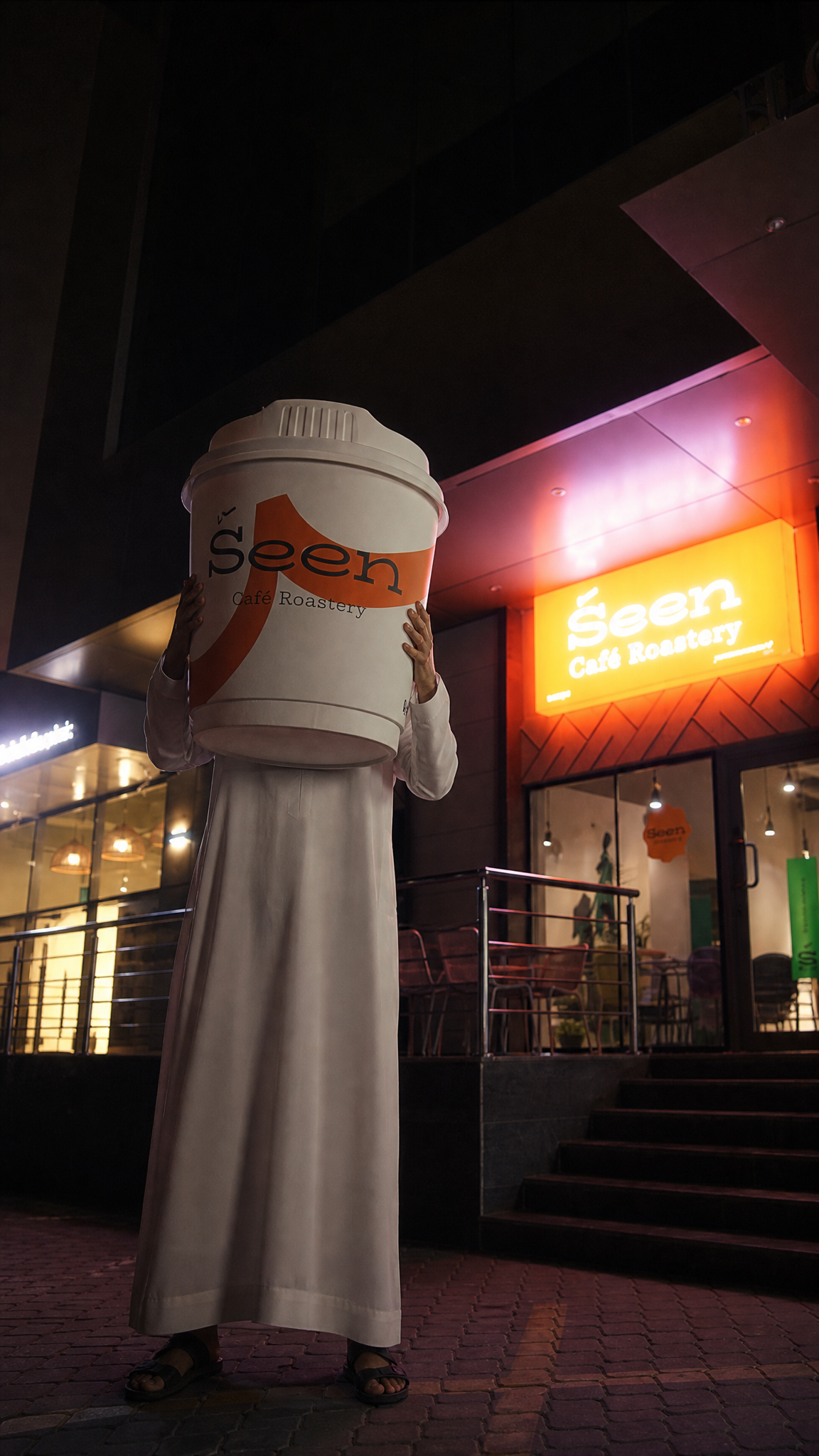 Iced matcha launch visual